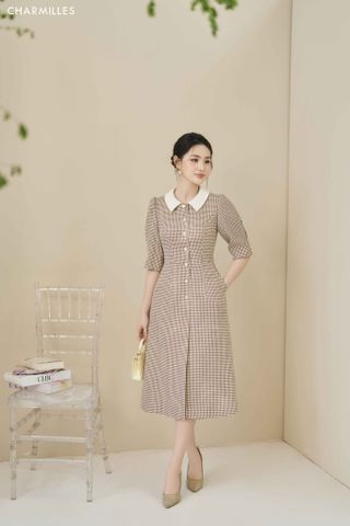 Đầm TL cổ phối