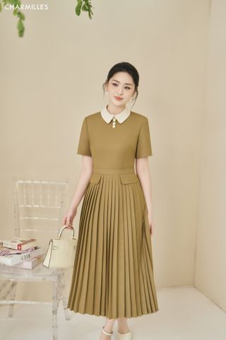 Đầm dập ly cổ sen