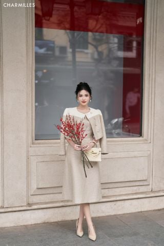 Đầm sát nách dáng A