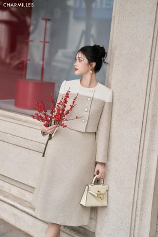 Đầm sát nách dáng A