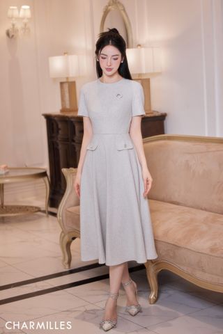 Đầm TL 2 túi giả