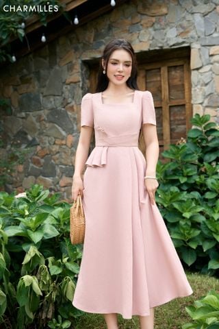 Đầm xếp mí eo