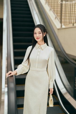 Đầm ren viền ngọc