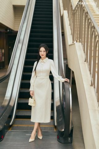 Đầm ren viền ngọc