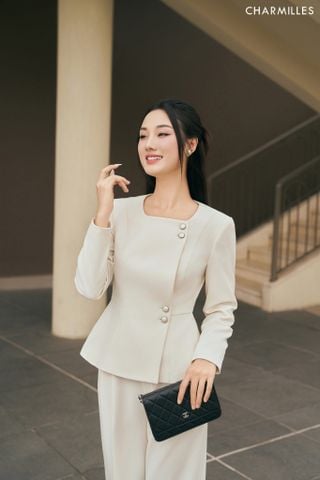 Vest phối khuy đôi