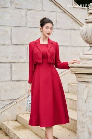 Đầm SN xếp ly bản to