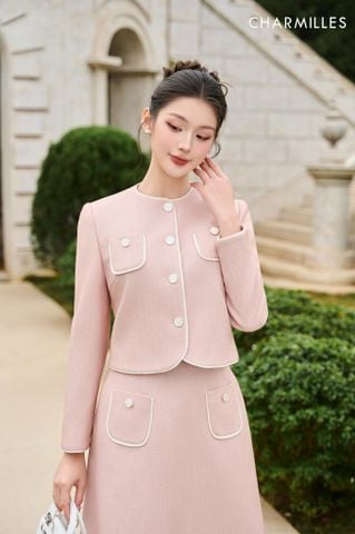 Vest túi ốp đính khuy