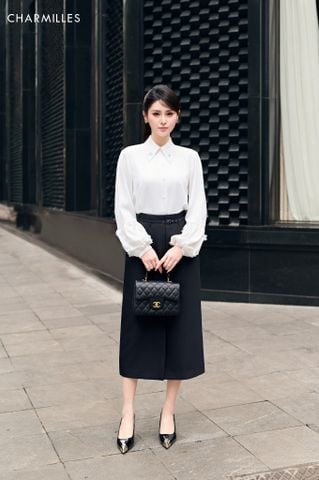 Chân váy sẻ trước