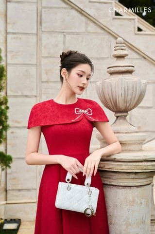 Đầm phủ ngực nơ