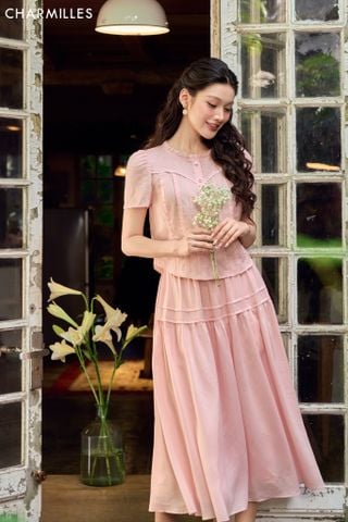 Áo phối viền bèo