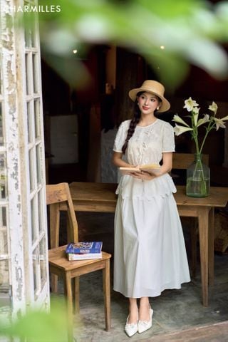 Chân váy cạp nhún