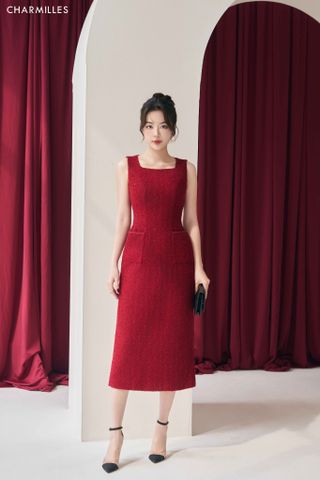 Đầm dạ phối túi