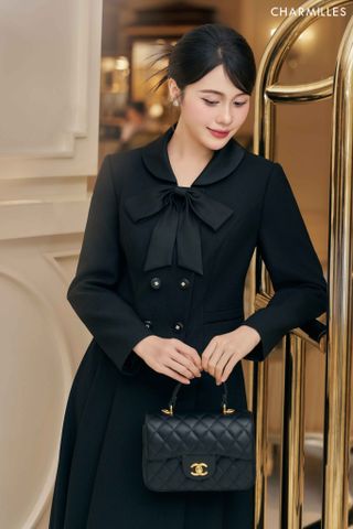 Vest phối nơ cổ