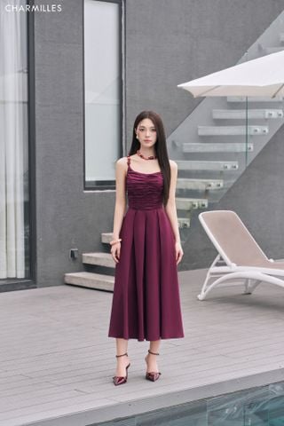 Đầm 2 dây đai ngọc