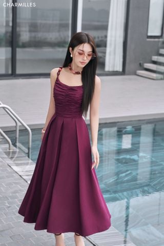 Đầm 2 dây đai ngọc