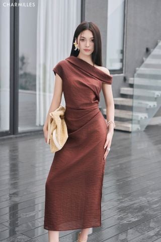 Đầm lệch vai