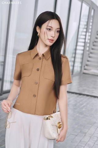 Áo SM phối túi ngực
