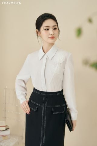 Áo hoa lá ngực