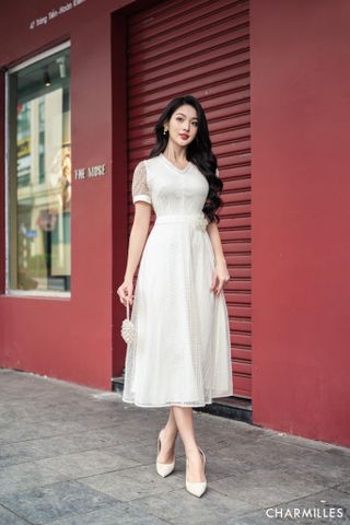 Đầm TC zen cổ bèo (H)