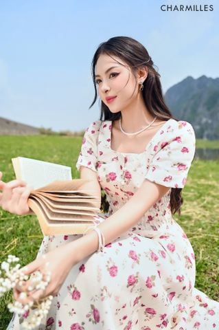 Áo hoa nhí nhún eo