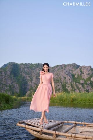 Đầm dáng xoè búp sen