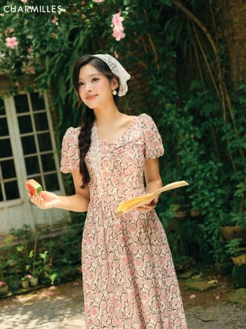 Đầm hoa dây rút