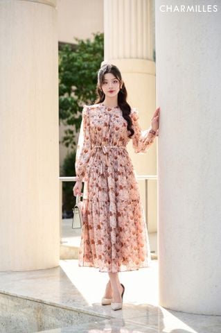 Đầm hoa nhí eo chun