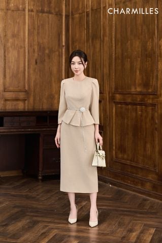 Chân váy A sẻ sau