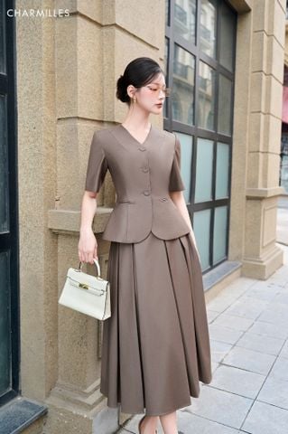 Áo phối túi bổ mí