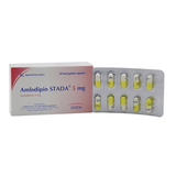 Thuốc Trị Cao Huyết Áp Amlodipin Stada 5mg Hộp 30 Viên