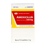 Amoxicillin 250mg Imexpharm (12 gói/hộp)