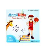 Ống uống bổ sung calci AnmiKids Nano Canxi + D3 (Hộp 4 vỉ x 5 ống 10ml)