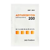 Azithromycin 200mg (24 gói x 1.5g/hộp)