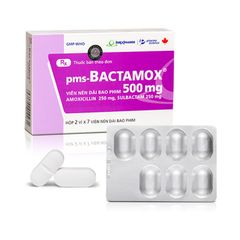 Bactamox 500mg (2 vỉ x 7 viên/hộp)