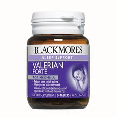 Thực phẩm chức năng Viên uống hỗ trợ giấc ngủ Blackmores Valerian Forte 2000mg Úc
