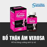 Bổ thận âm Verosa - Hỗ trợ tăng cường sinh lý nữ - Giảm khô rát khi QH - Lọ 30 Viên
