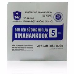 Bơm tiêm sử dụng một lần Vinahankook (5ml/cc)