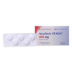 Thuốc kháng virus Acyclovir Stada 400mg hộp 35 viên