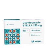 Clarithromycin STELLA 250 mg (Hộp 2 vỉ x 10 viên)