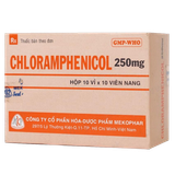 Cloramphenicol 250mg (10 Vỉ x 10 Viên)