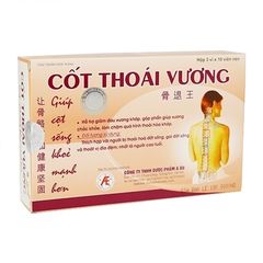 CỐT THOÁI VƯƠNG – HỖ TRỢ ĐIỀU TRỊ VÀ PHÒNG NGỪA THOÁI HÓA ĐỐT SỐNG