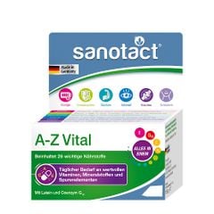 Viên bổ vitamin và khoáng chất SANOTACT A-Z VITAL (Hộp 30 viên)