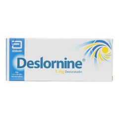 Thuốc trị viêm mũi dị ứng, mày đay Deslornine 5mg hộp 10 viên