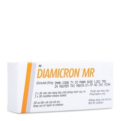 Diamicron MR 30mg (2 vỉ x 30 viên/hộp)