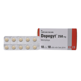 Thuốc Trị Cao Huyết Áp Dopegyt 250mg Hộp 100 Viên