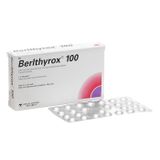 Thuốc trị bệnh lý tuyến giáp Berlthyrox 100mcg 100 viên