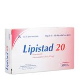 Lipistad 20mg (3 vỉ x 10 viên/hộp)