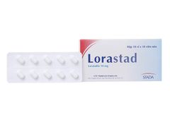 Thuốc chống dị ứng Lorastad 10mg 100 viên