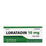 Loratadin 10mg (2 vỉ x 10 viên/hộp)