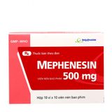 Mephenesin 500mg (10 vỉ x 10 viên/hộp)